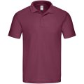 Heren Poloshirt Original Fruit of the Loom 63-050-0 burgundy